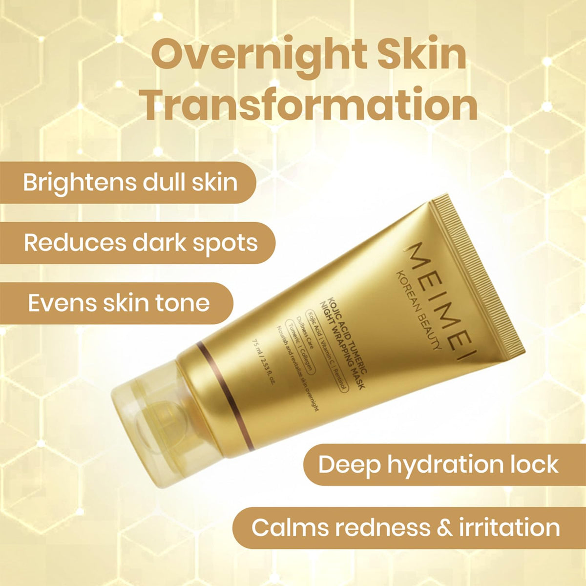 GFG Meimei Vitamin C focus highlights brightening support and nourishing benefits.