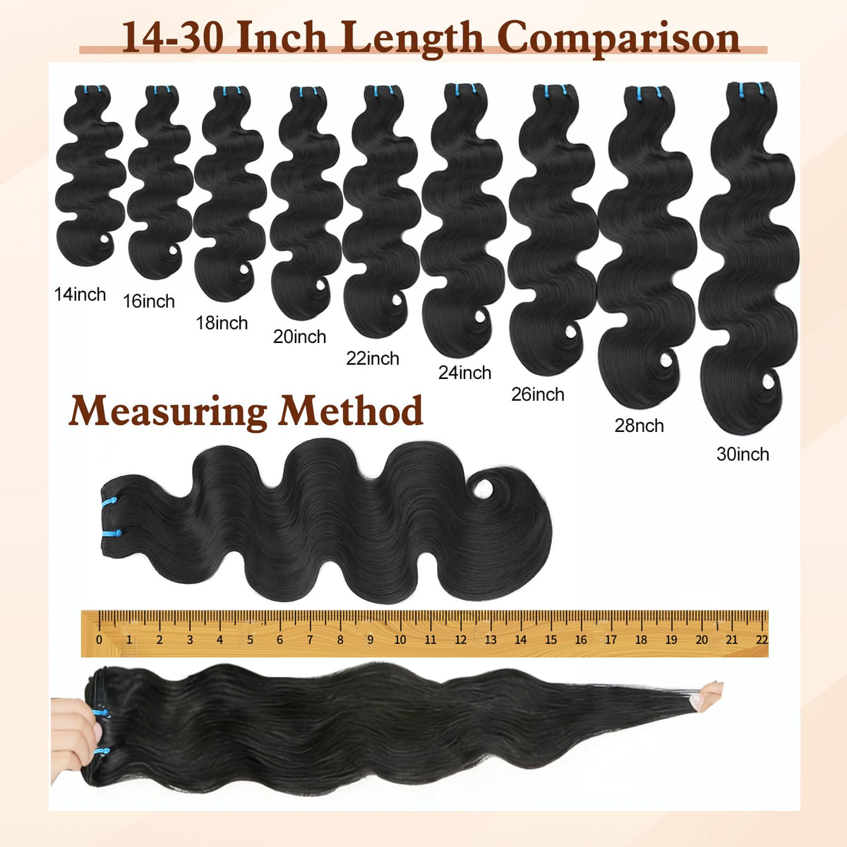 GFZZ Soft full waves bundles with luxurious texture.