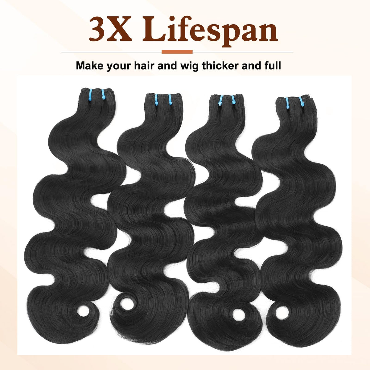 GFZZ Virgin Remy color-ready hair for easy bleaching and dyeing.