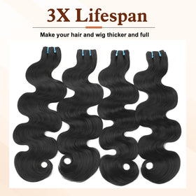 GFZZ Virgin Remy color-ready hair for easy bleaching and dyeing.