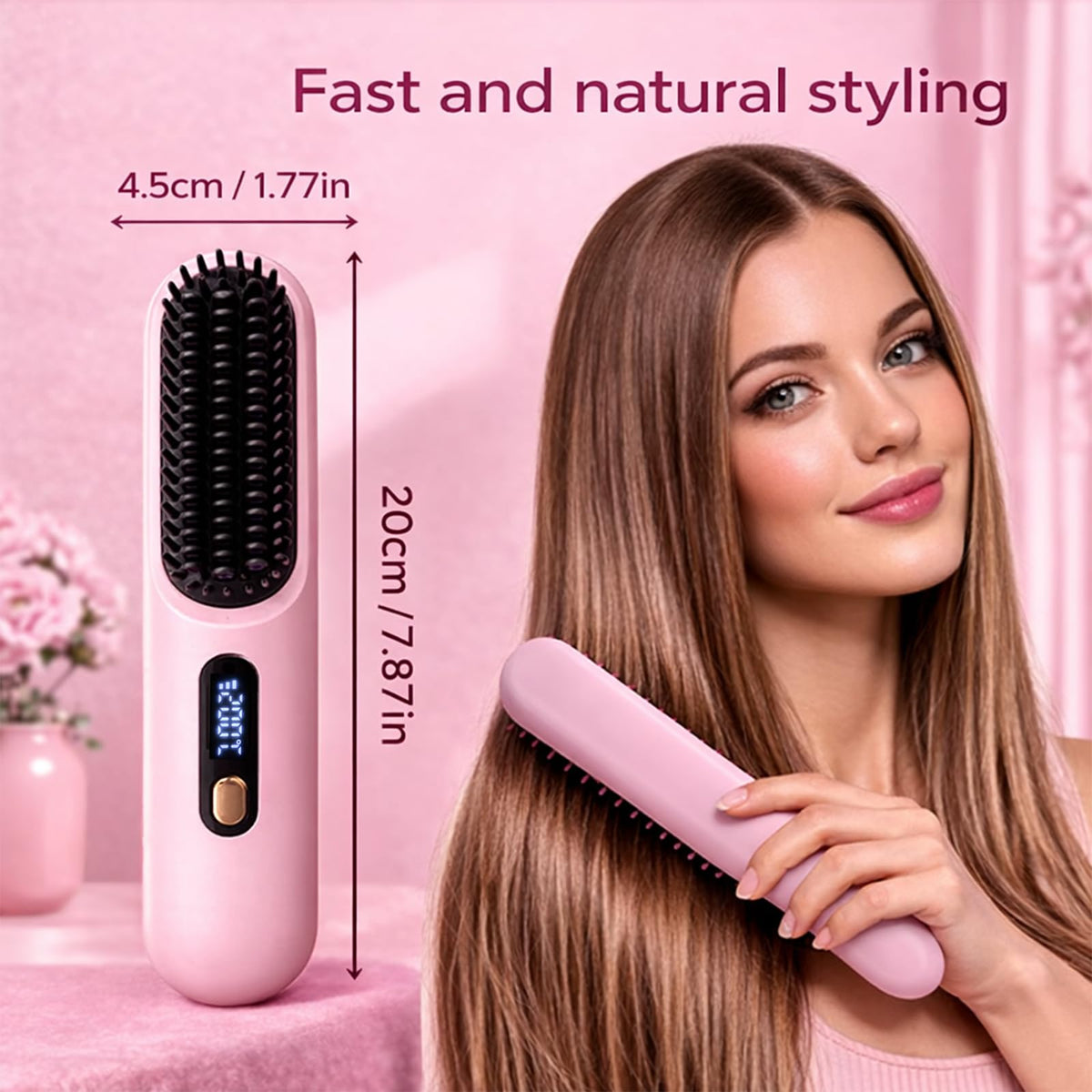 Accessories included with GGPR Go Brush Pro for complete styling on the go.