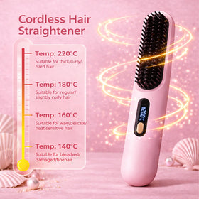 Massage head on GGPR Go Brush Pro provides scalp soothing feel during styling.