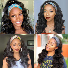 Ghaadd headband wig body-wave texture remains soft and bouncy.