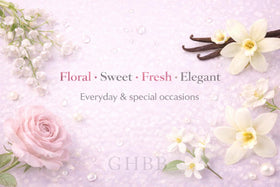 GHBB travel-friendly perfume sampler compact case for purses and bags.