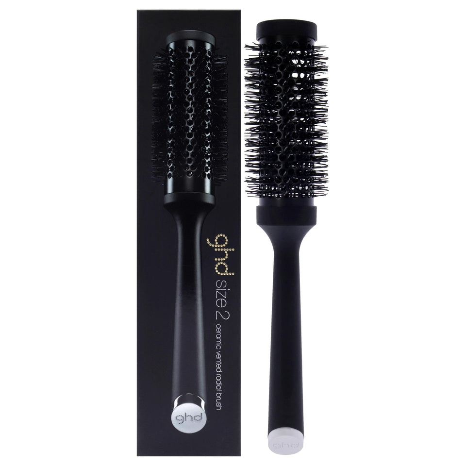 ghd ceramic vented round brush with 1-3 inch barrel for fast blow-dry styling