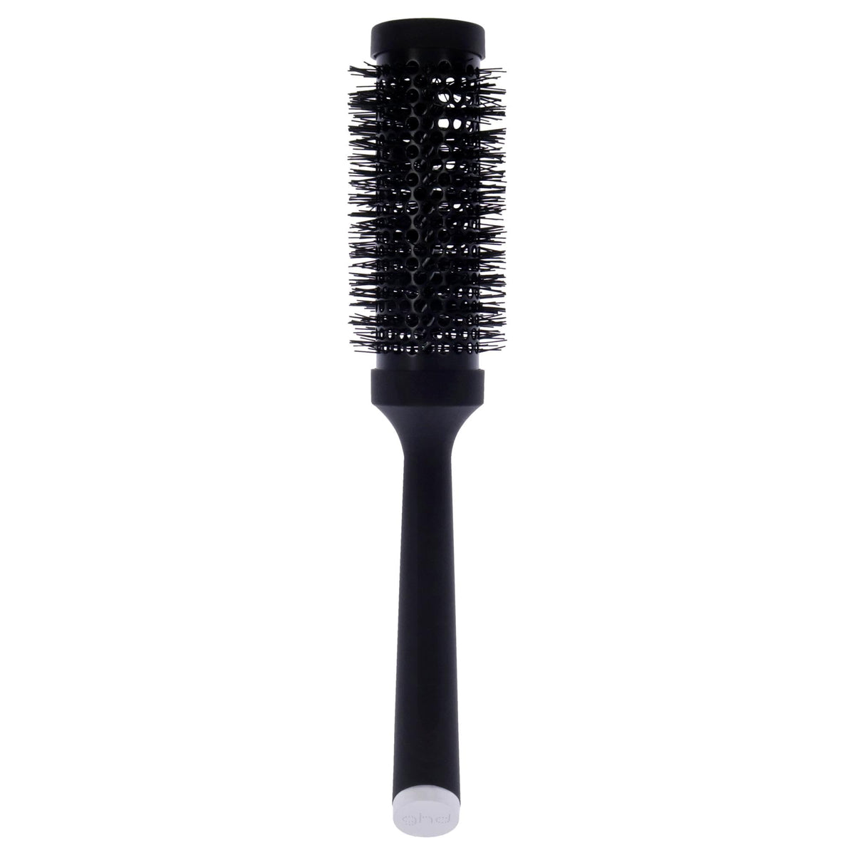 ghd ceramic vented round brush close-up of the ceramic barrel highlighting heat retention