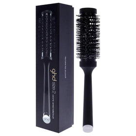 ghd ceramic vented round brush in use during blow-dry demonstrating airflow