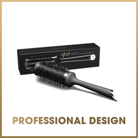 ghd ceramic vented round brush mid-length hair styling for lift and smoothness