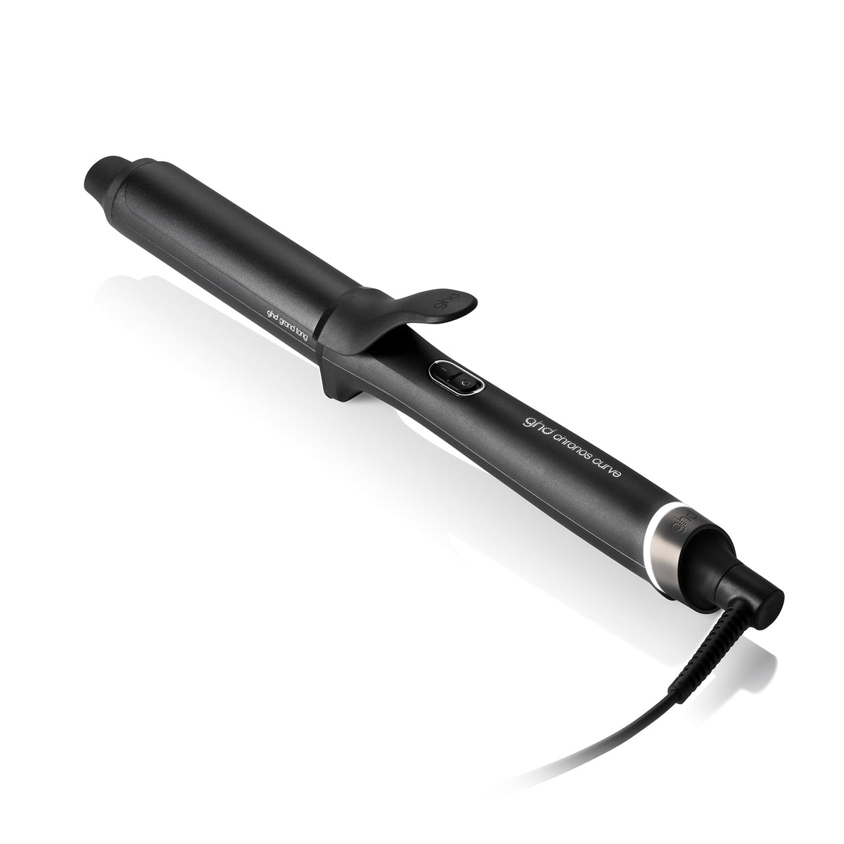 ghd Chronos Curve Grand curling iron with 1.25-inch barrel for big, lasting curls.