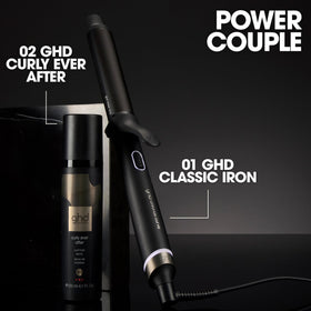 GHD Chronos Curve protective glove included for comfortable at-home styling.