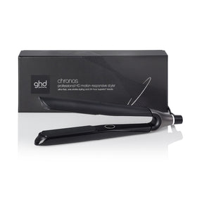 ghd Chronos Styler with 1-inch barrel for fast, smooth straightening and one-stroke styling.