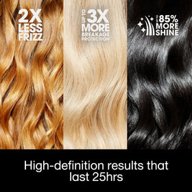 ghd Chronos Styler rounded barrel enabling curls, waves, or straight styles.