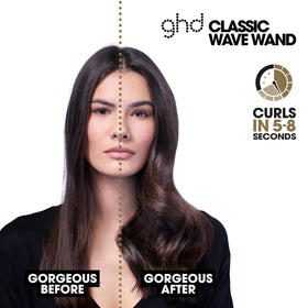 ghd Curve Soft Curl Iron shows cool tip for safe curling.
