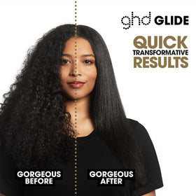 ghd Glide smoothing hot air brush ceramic heater provides even heat across strands