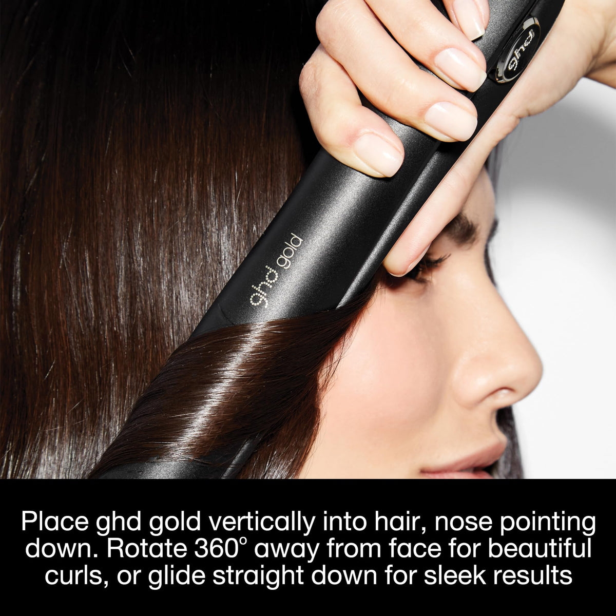 ghd Gold Styler heats up in 25 seconds for quick styling.