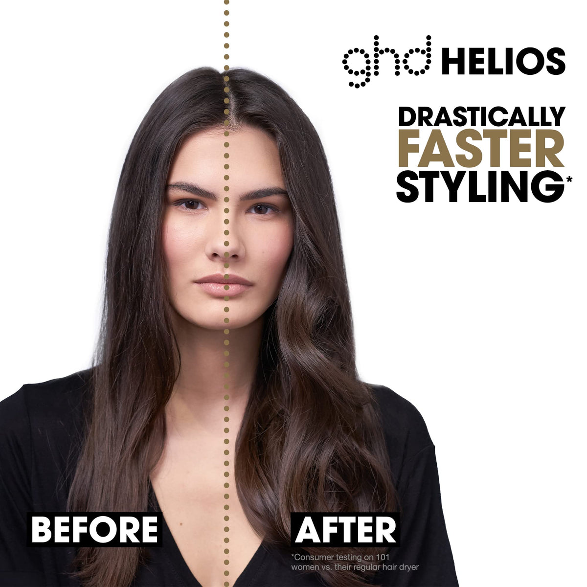ghd Helios cool shot and temperature control for flexible styling