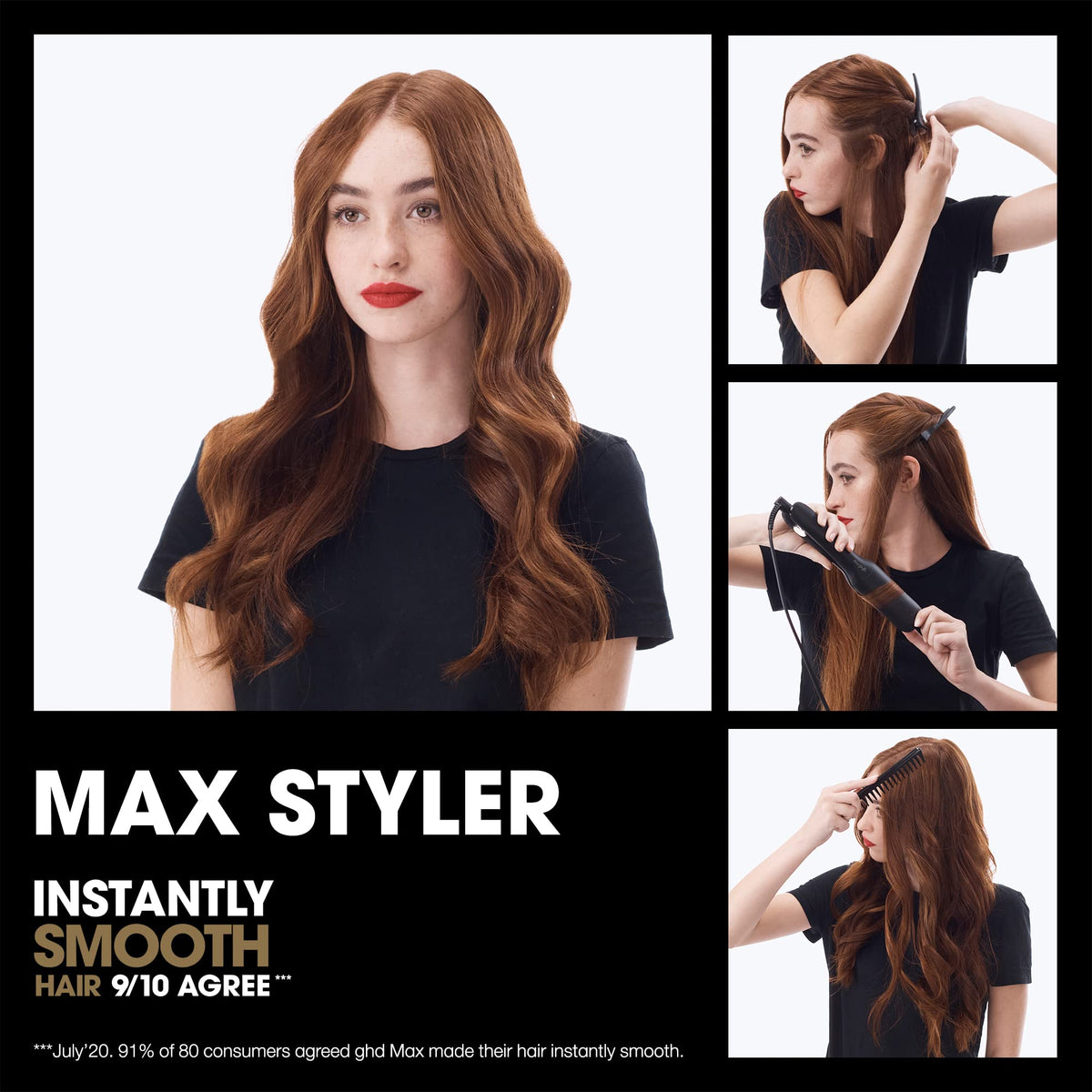 ghd Max Styler 30-second heat-up saves time in busy mornings