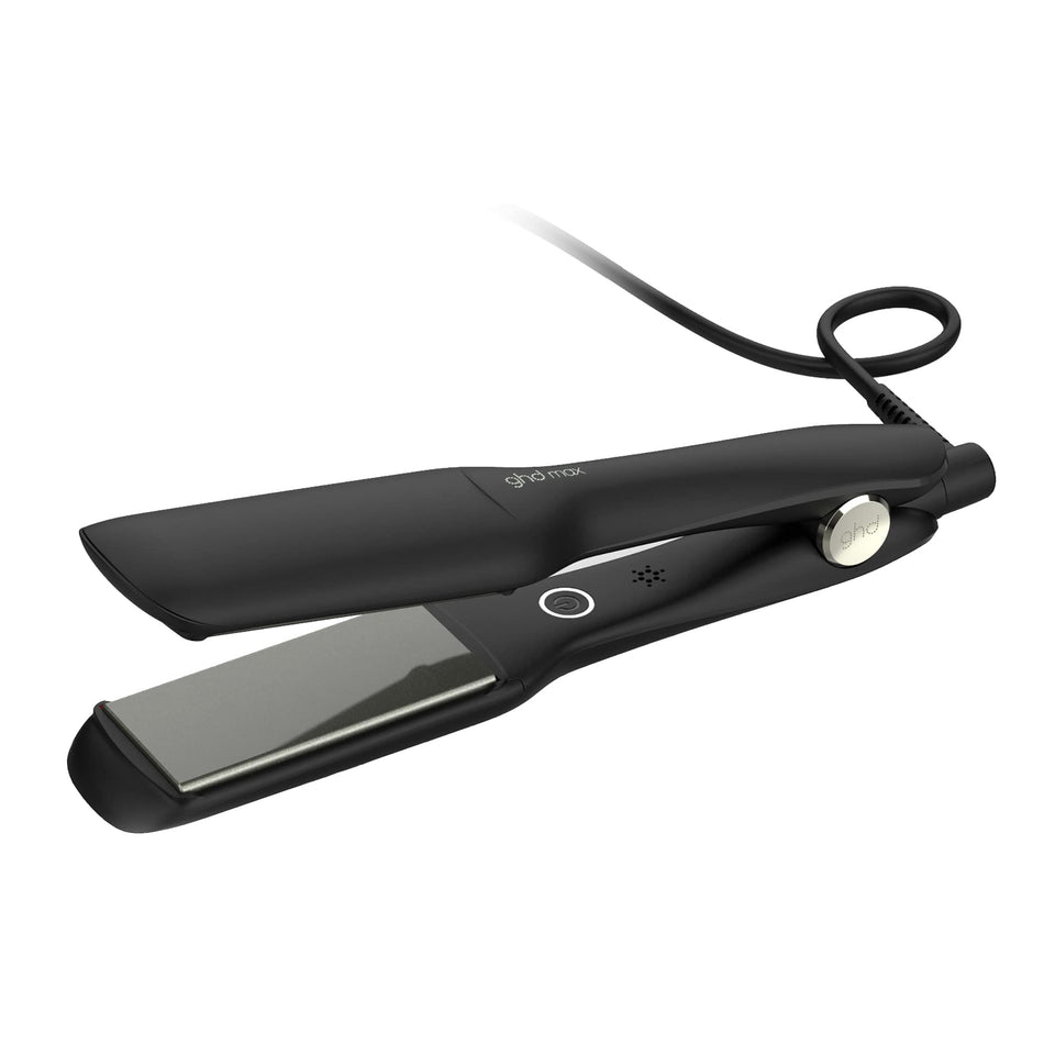 ghd Max Styler with wide 2-inch plates for faster styling on long hair