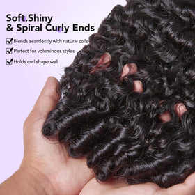 GHkfs Burmese Curly Wig 250 density provides full, voluminous look