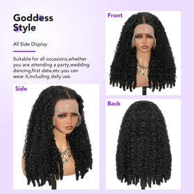 GHkfs Burmese Curly Wig adjustable cap demonstrates comfortable fit