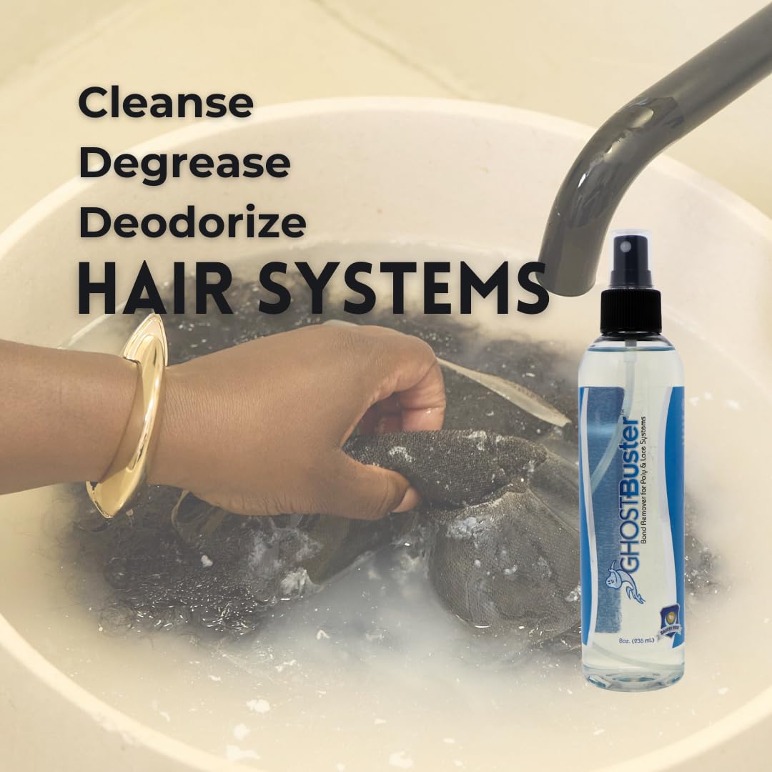 After use, rinse with warm water and shampoo Ghostbuster-treated unit