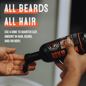 GIBS Amber Man Wash beard cleansing with Tea Tree Oil for refreshed feel