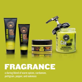 GIBS Con Man Pudding detangler helps brush through knots quickly.
