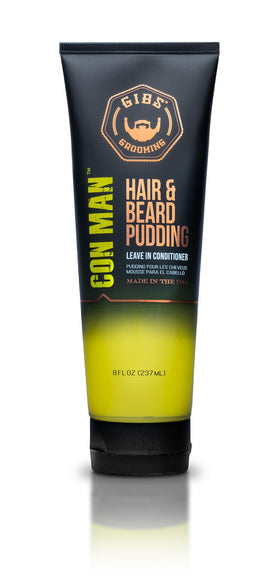 GIBS Con Man Pudding moisturizer for hair provides lightweight hydration and shine.