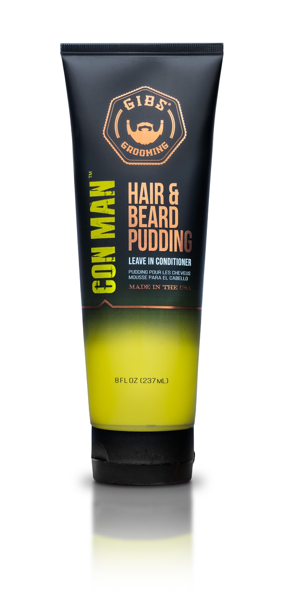 GIBS Con Man Pudding moisturizer for hair provides lightweight hydration and shine.