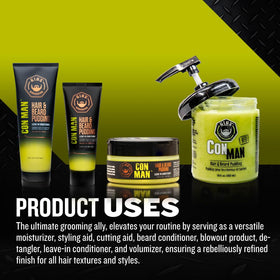 GIBS Con Man Pudding styling aid enables natural texture with easy styling.