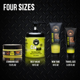 GIBS Con Man Pudding volumizer adds lift for fuller hair.