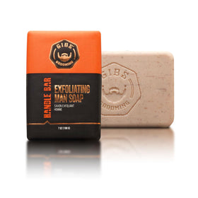 GIBS Handle Bar exfoliating bar close-up showing textured surface for smoother skin