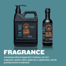 GIBS Tea Tree Shampoo pump in action for easy lather