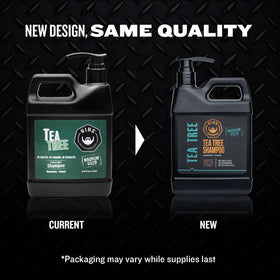 GIBS Tea Tree Shampoo ingredients hops highlighted for invigorating scalp care