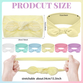 Giegxin 12-pack colorful headbands flatlay highlights versatile colors for daily outfits.