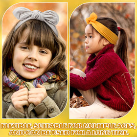 Giegxin 12-pack headbands in six colors for mix-and-match outfits