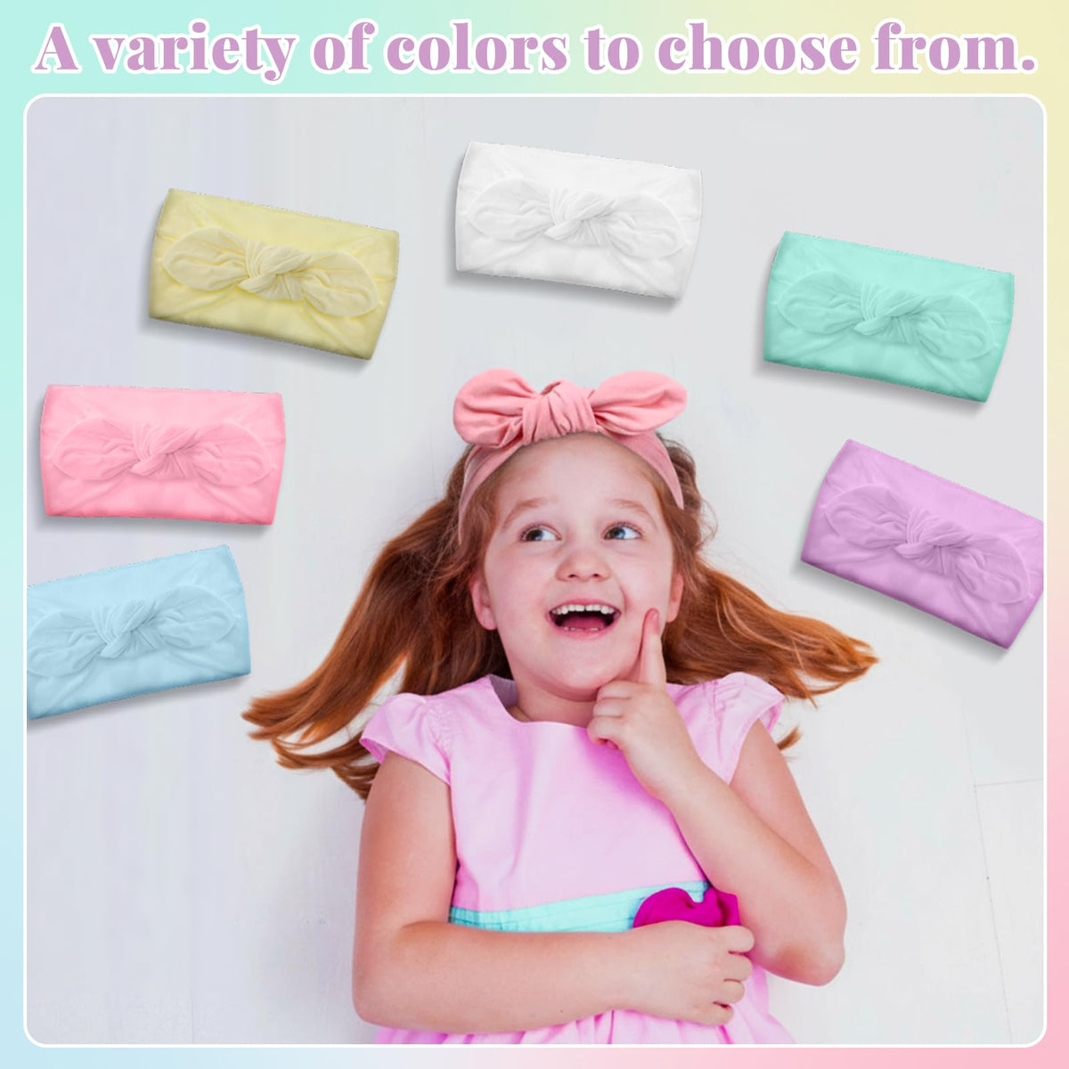Giegxin pastel headbands worn with various outfits for cute daily looks.