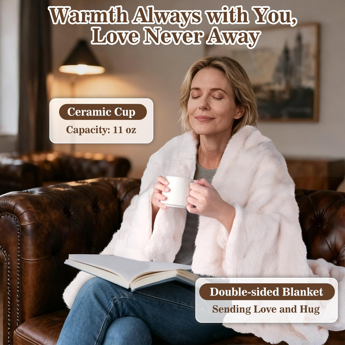 GiftBliss Hug in a Box Blanket-Mug-Teddy highlights cozy comfort for care moments.
