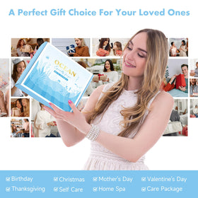 GiftPeak artificial flower with greeting card completes a ready-made gift.