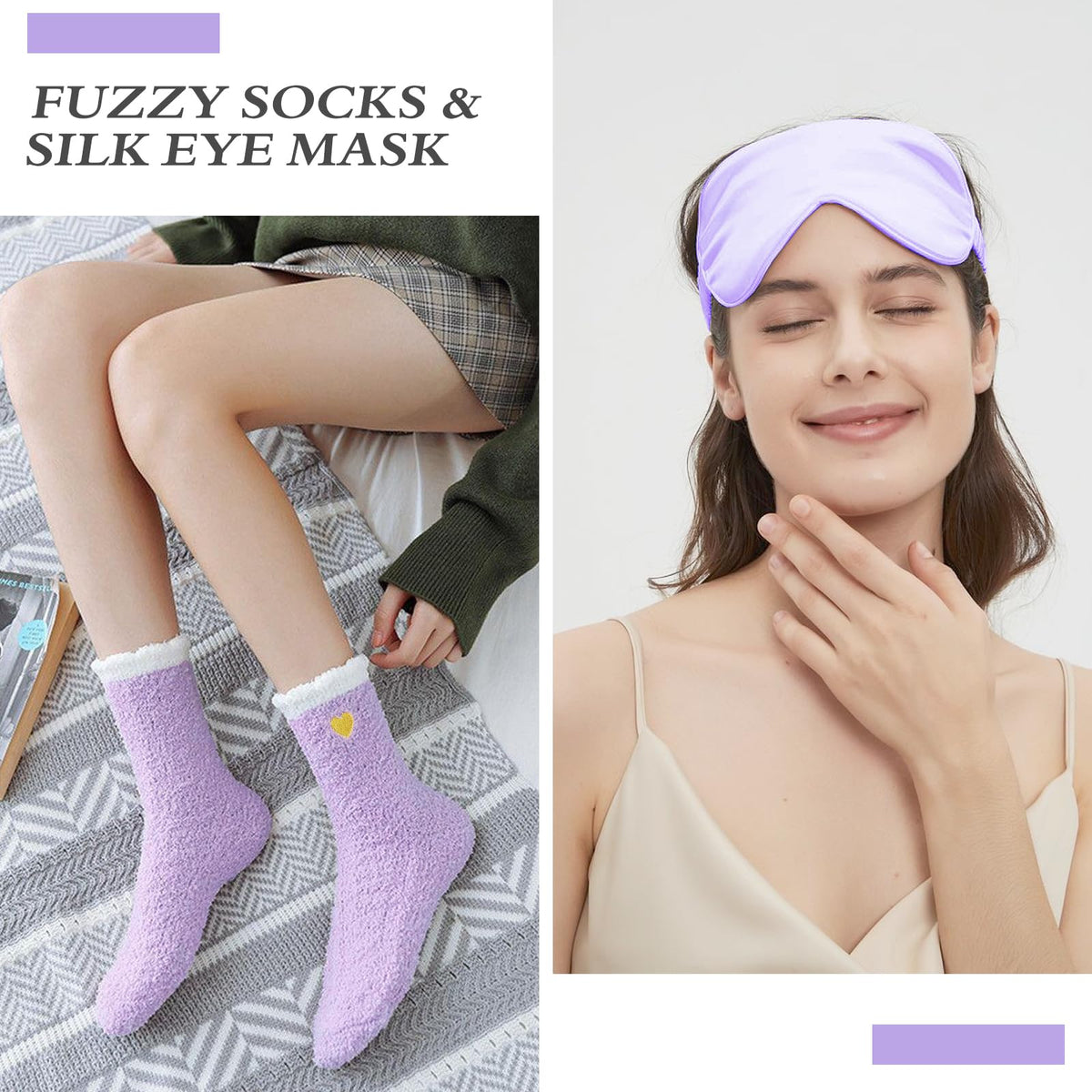 GiftPeak cozy socks for warm, snug relaxation at home.