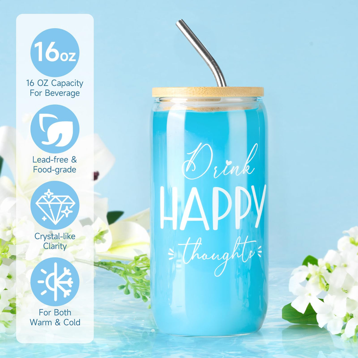 GiftPeak scented candle creates a calming ambiance for unwinding evenings.