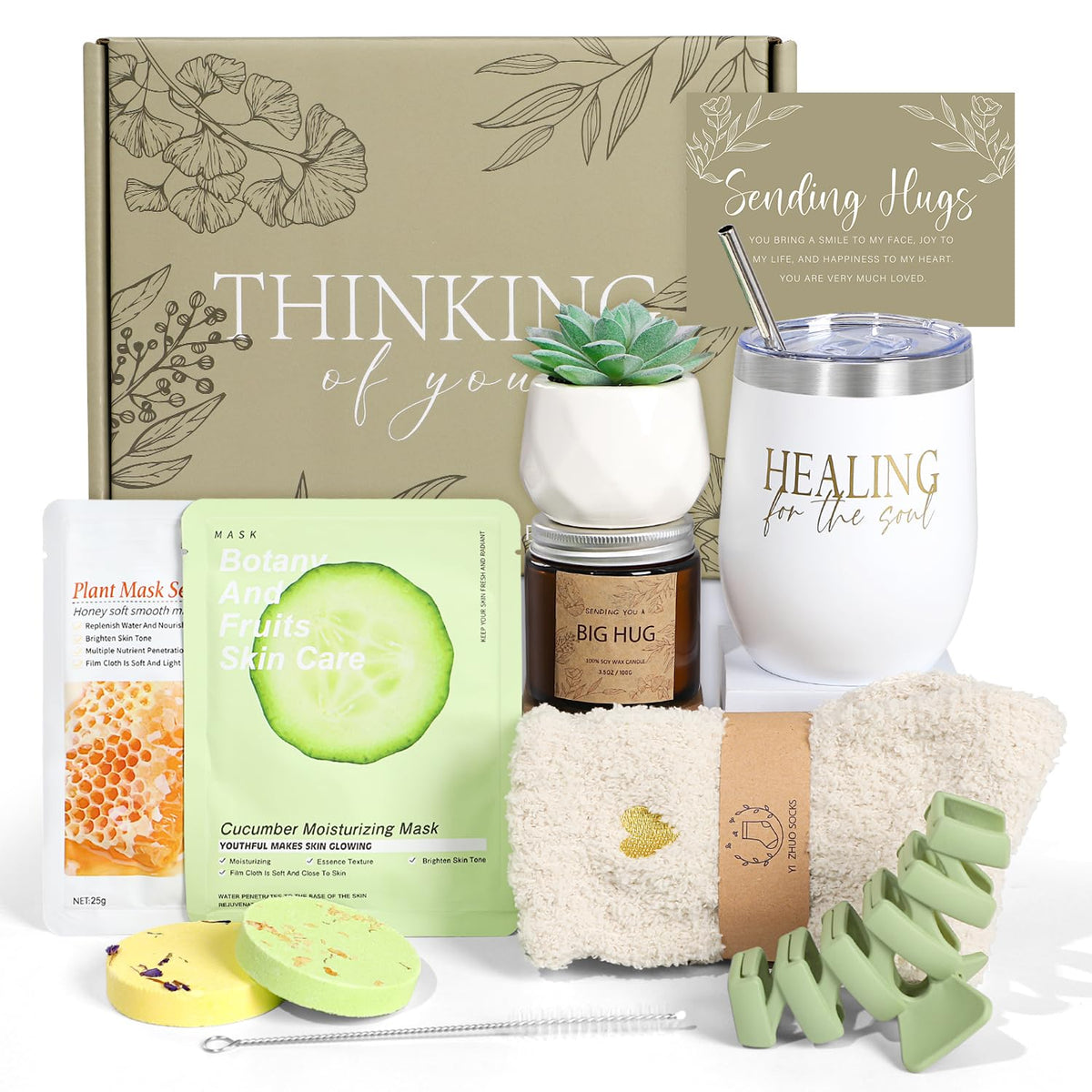 GiftPeak Thinking of You care package for women inspires a warm, uplifting unboxing.