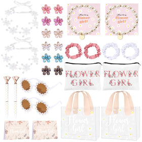 GiftSketch flower girl proposal set bag shows contents for easy gifting