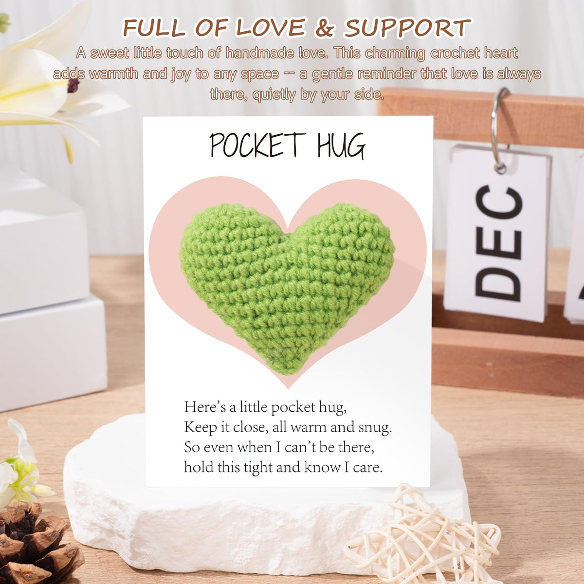 GiftSketch Mothers Day box faux succulent adds lasting greenery to any space.