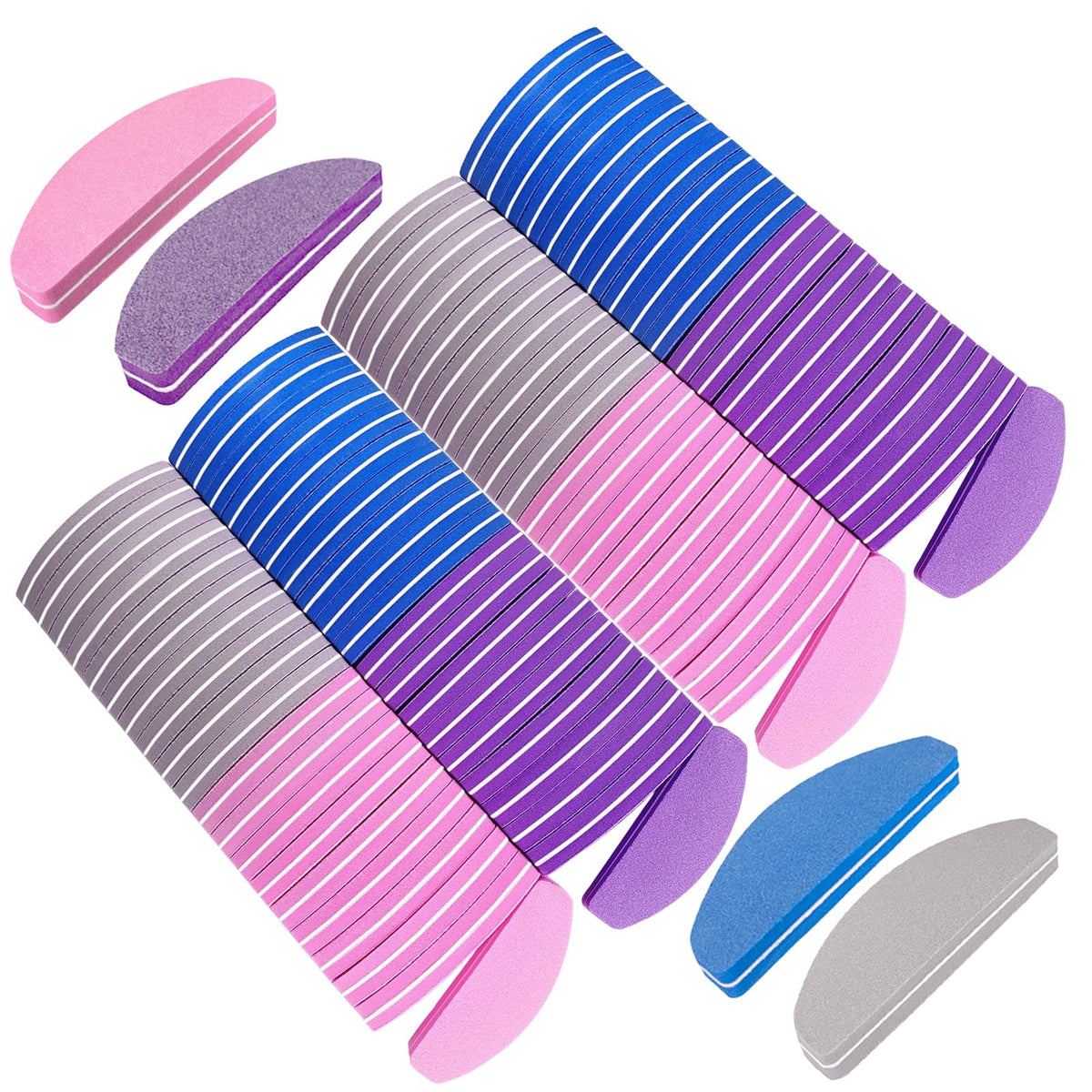 GigaGround arc-shaped nail buffer for comfortable at-home polishing and smooth nails.