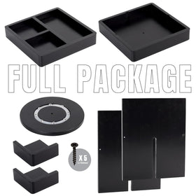 GIGASEO men's cologne stand shown on a dresser top