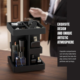 GIGASEO durable rubber wood organizer suitable for gifts