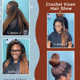 Gigastar 26-inch kinky-straight vixen care instructions for easy maintenance