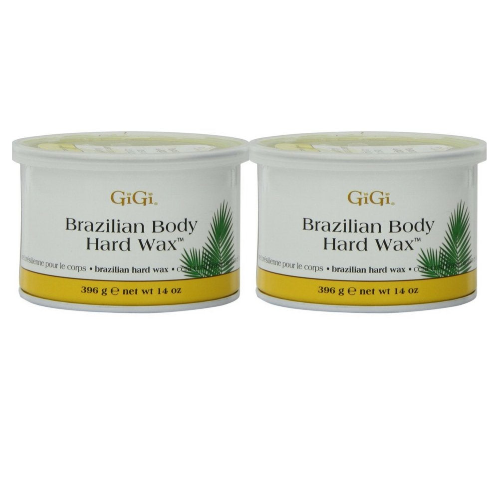 GIGI Brazilian Body hard wax jar for at-home waxing and smooth skin.
