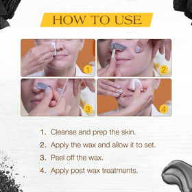 GIGI Charcoal Detox Facial Wax 13 oz can for home use.